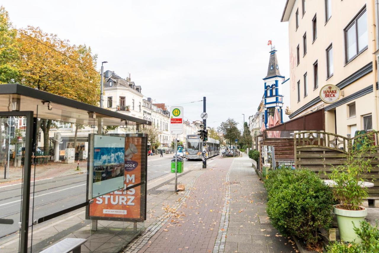Exklusive Wohnung Am Weserdeich Brémai repülőtér Kültér fotó