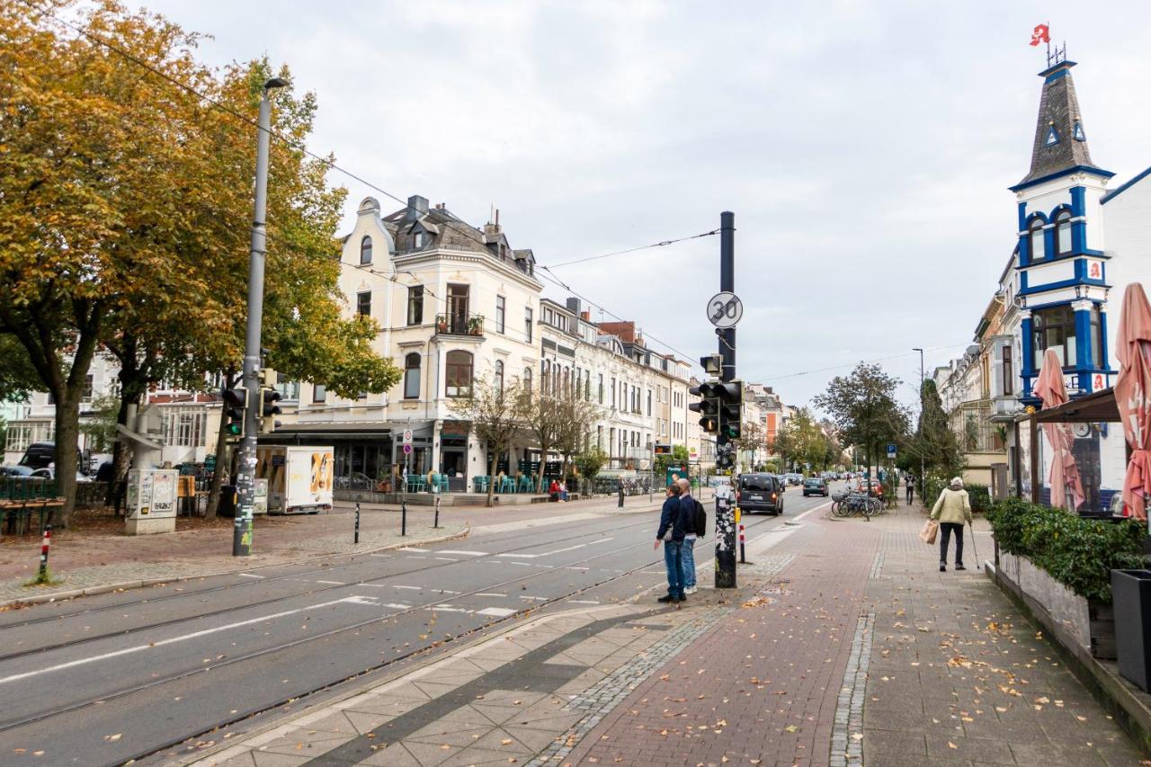 Exklusive Wohnung Am Weserdeich Brémai repülőtér Kültér fotó
